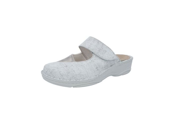 Berkemann Slides & slippers Heliane 03457-870 Grijs Linnen Grey