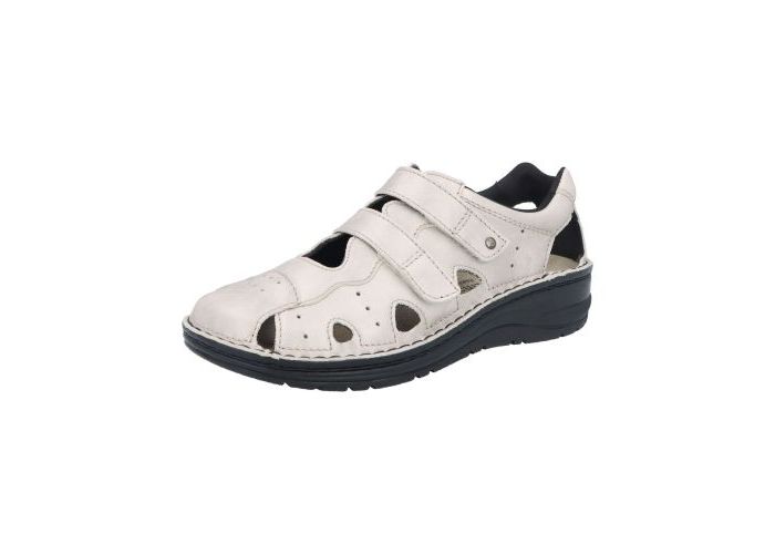 Berkemann Shoes with velcro Larena H 03100-611 Oudzilver Silver