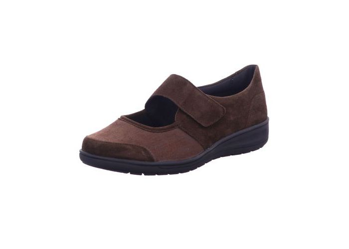 Solidus Ballet flats with straps Kate K Wood 29503-30481 Brown