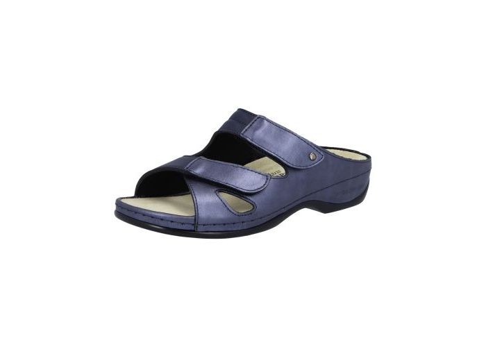 Berkemann Slides & slippers Janna E-H 01027-371 Blauw Perlato Blue