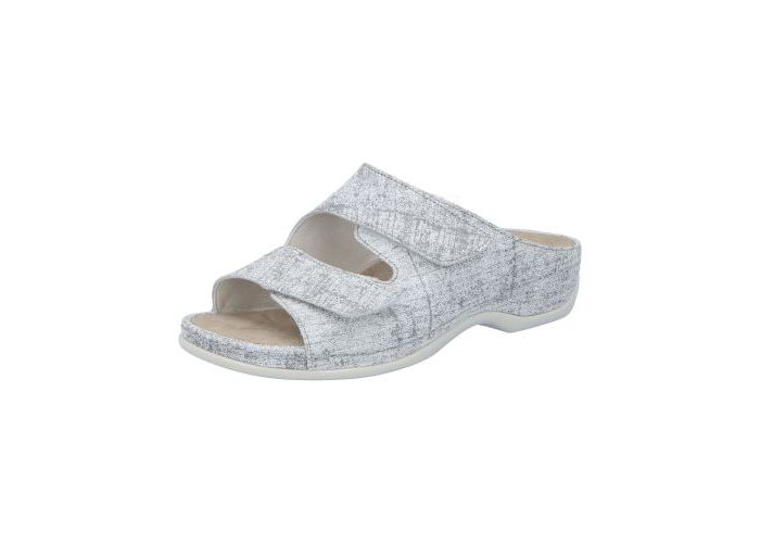 Berkemann Slides & slippers Daria E-H 01002-151 Grijs Linnen Grey