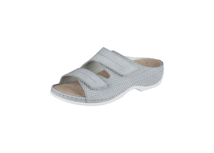 Berkemann Slides & slippers Daria E-H 01002-680 Grijs Structuur Grey