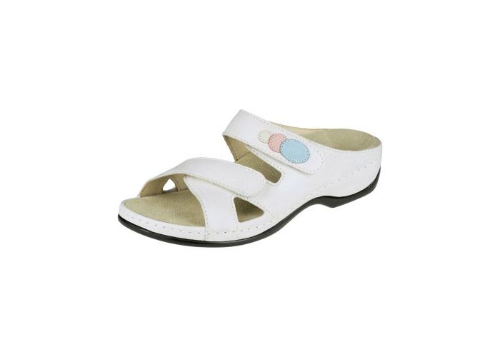 Berkemann Slides & slippers Felia E-H 01023-159 Wit (Ecru) White