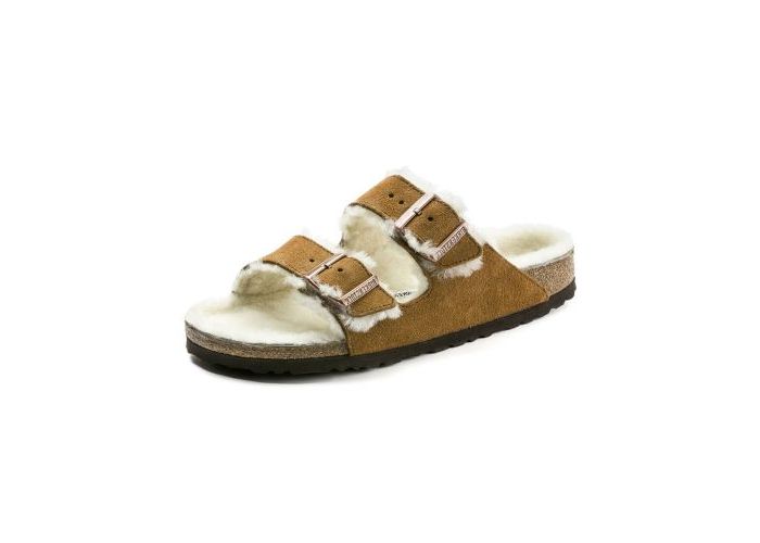Birkenstock Slides & slippers Arizona SH 1001135 Narrow Mink Cognac