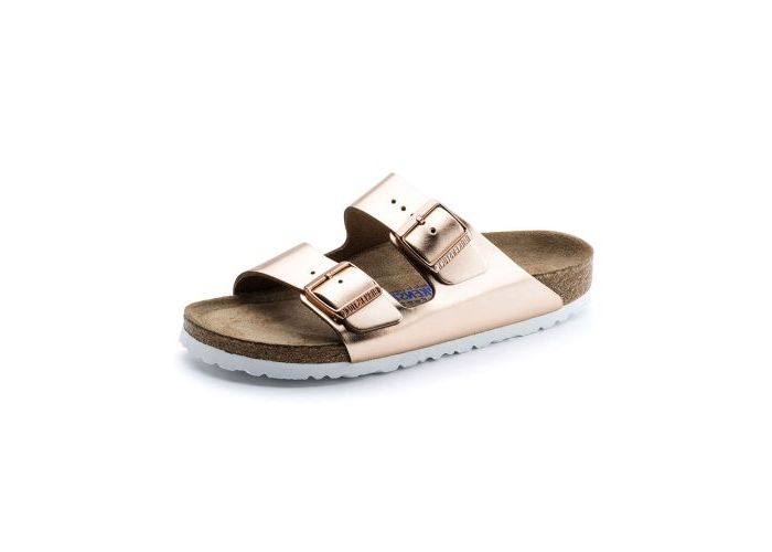 Birkenstock Slides & slippers Arizona 0952093 Narrow Metallic Copper Metallic