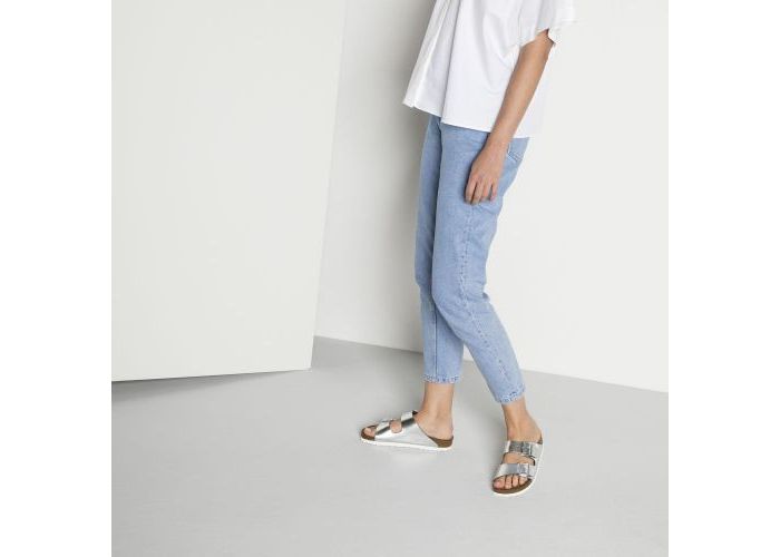 Birkenstock 6703 Instekers Zilver