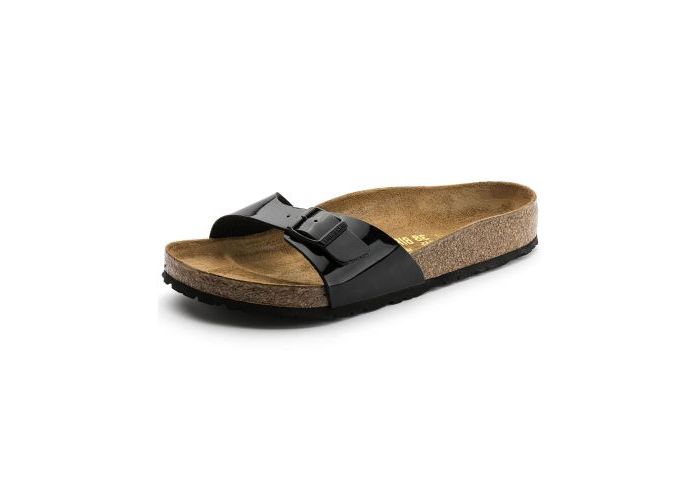 Birkenstock Slides & slippers Madrid 040303 Narrow Fit Black Patent Black