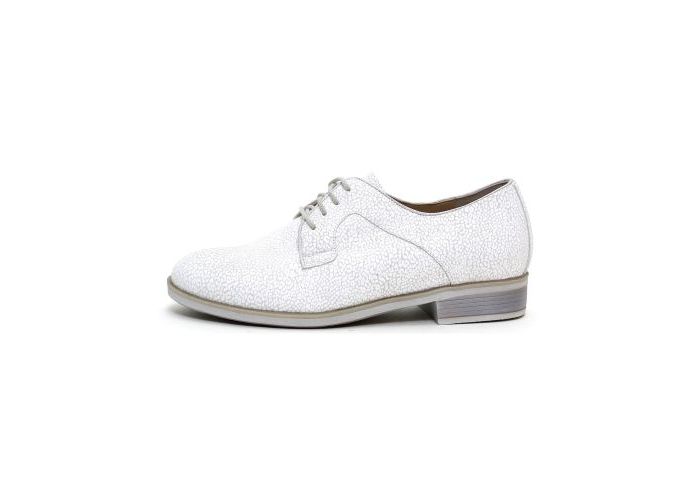 Durea 7191 Chaussures à lacets Blanc