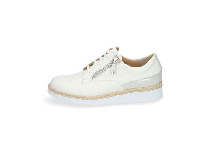 Durea Lace-up shoes Sabina H 6265-475-0389 Wit/Witzilver White