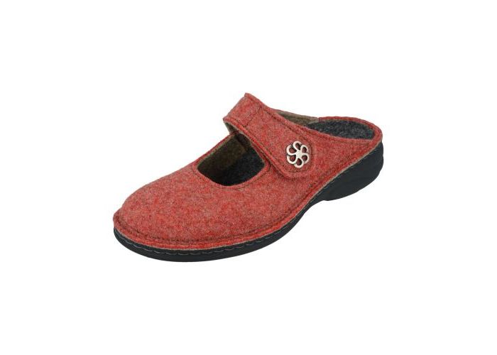Finncomfort Chaussons Brig 6567.482147 Red Rouge