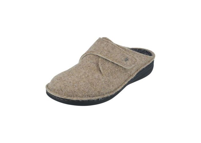 Finncomfort Chaussons Roslyn 6570.482476 Gravel Taupe
