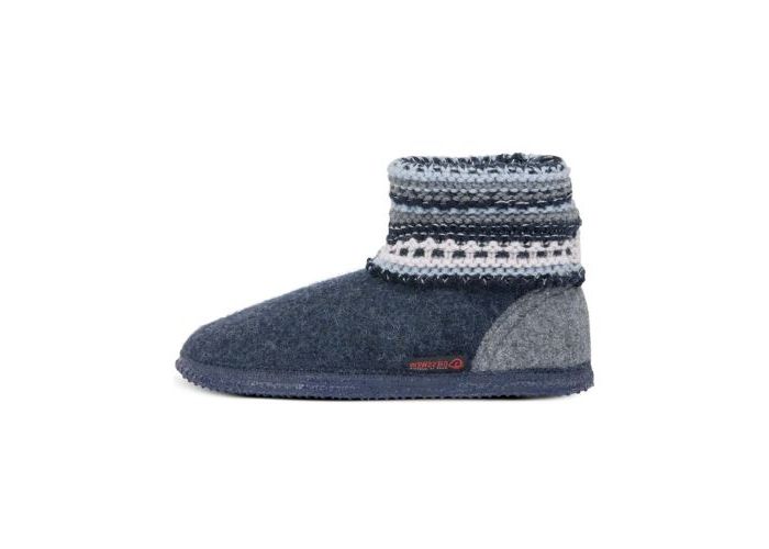 Giesswein Pantoffels Kiel 74-10-55179-514 Nachtblauw Blauw