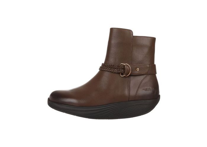Mbt Enkellaarsjes Uki Boot W 703319-23F Dark Brown Bruin