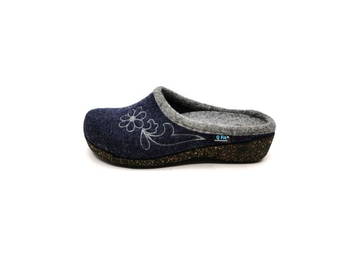 Q Fit Pantoffels Paula 3613.04.002 Blauw Blauw