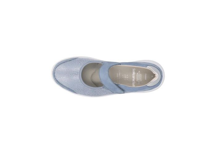 Solidus 10089 Ballet flats with straps Blue