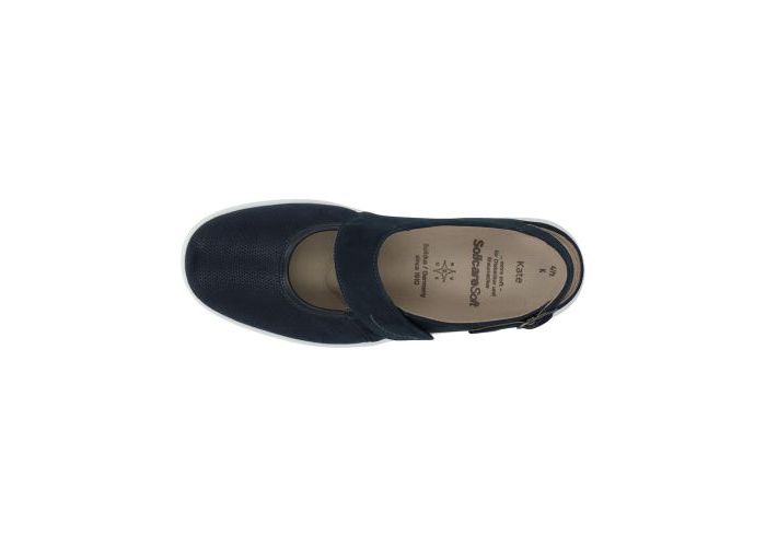 Solidus 10091 Ballet flats with straps Blue