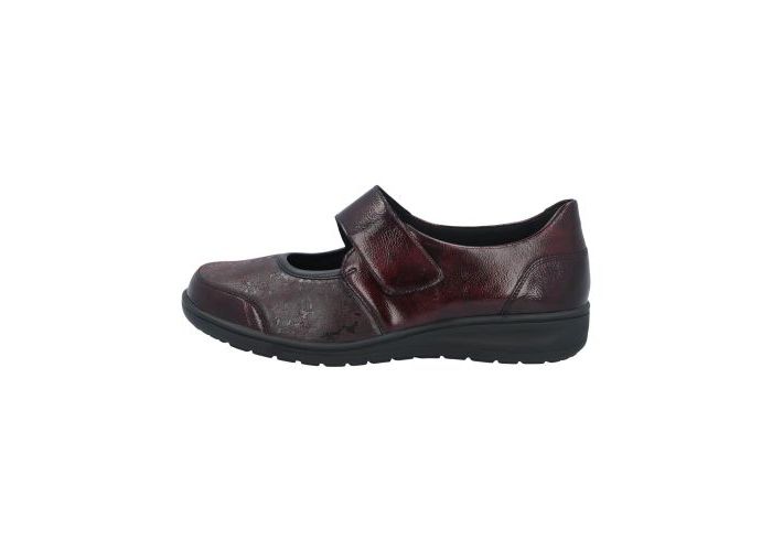 Solidus 9793 Ballet flats with straps Burgundy