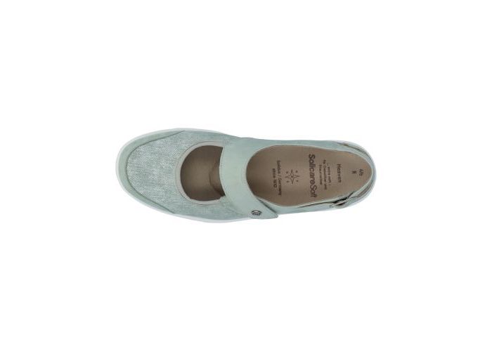 Solidus 9580 Ballet flats with straps Green