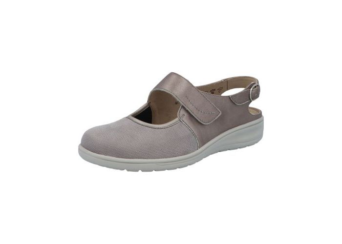 Solidus Ballet flats with straps Kate K 29516-40459 Marmo Taupe