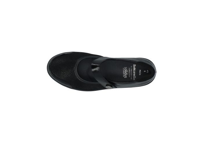 Solidus 10445 Ballet flats with straps Black