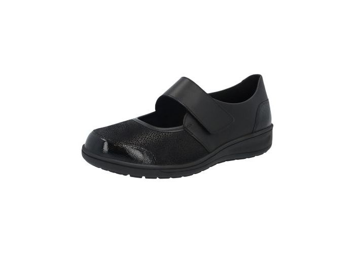 Solidus Ballet flats with straps Kate K 29503-01178 Zwart Black