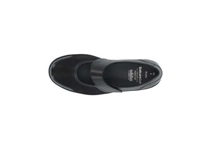 Solidus 10444 Ballet flats with straps Black