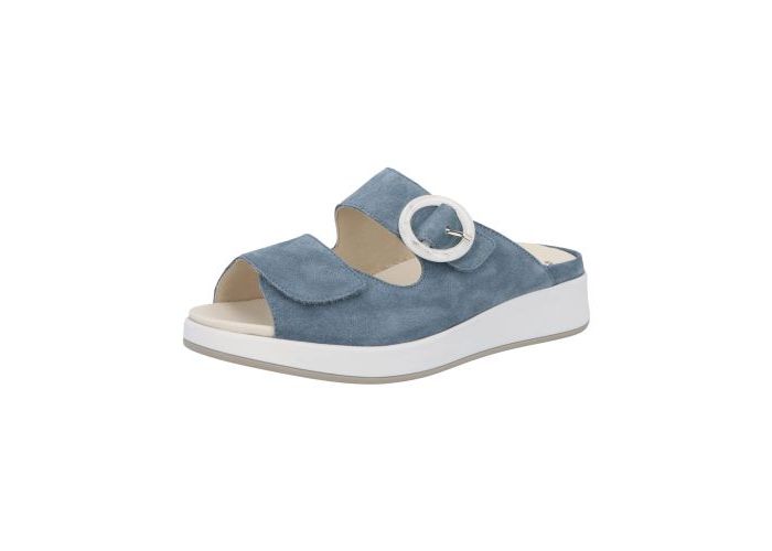 Solidus Slides & slippers Hannah H 75035-80374 Jeansblauw Blue