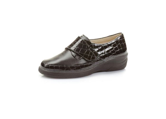 Solidus Shoes with velcro Hedda K 26530-00023 Zwart Croco Black