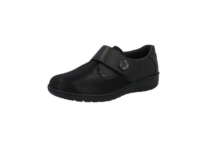 Solidus Shoes with velcro Kate K 29506-01199 Planet Zwart Black