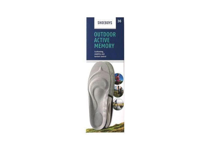 Shoeboy's  Inlegzool Outdoor Active Memory Grijs Grey