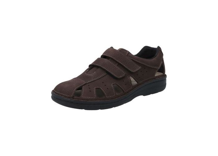 Berkemann Shoes with velcro Joost 05722-758 Donkerbruin Brown