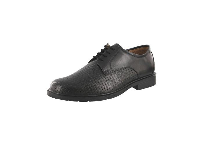 Solidus Chaussures à lacets Henk K 81162-00681 Zwart Tresse Noir