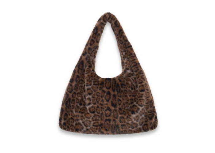 Bulaggi  XXL Leo Fur Hobo 31656.18 Licht Grijs Bruin