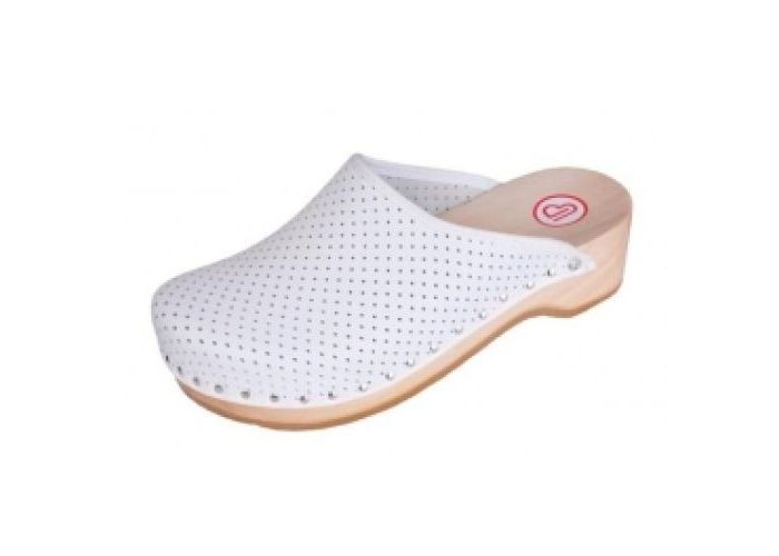 Berkemann Slides & slippers 00400 100 Wit Leder White