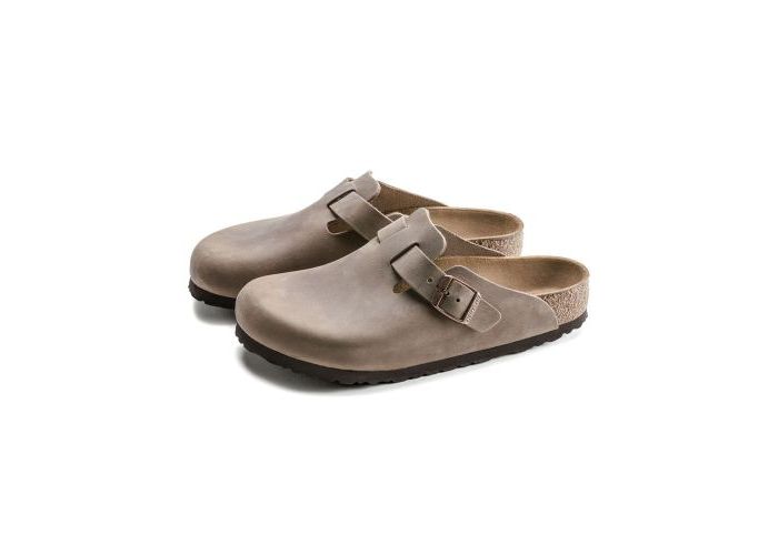 Birkenstock Boston 0960813 Narrow Tabacco Brown clogs brown unisexshoes Schoenen Matton Ghent