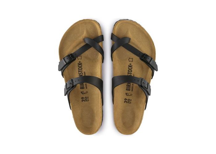 Birkenstock 2432 Teenslippers Zwart