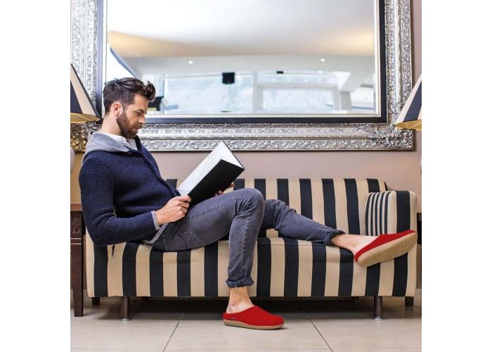 Giesswein 1882 Pantoffels Rood