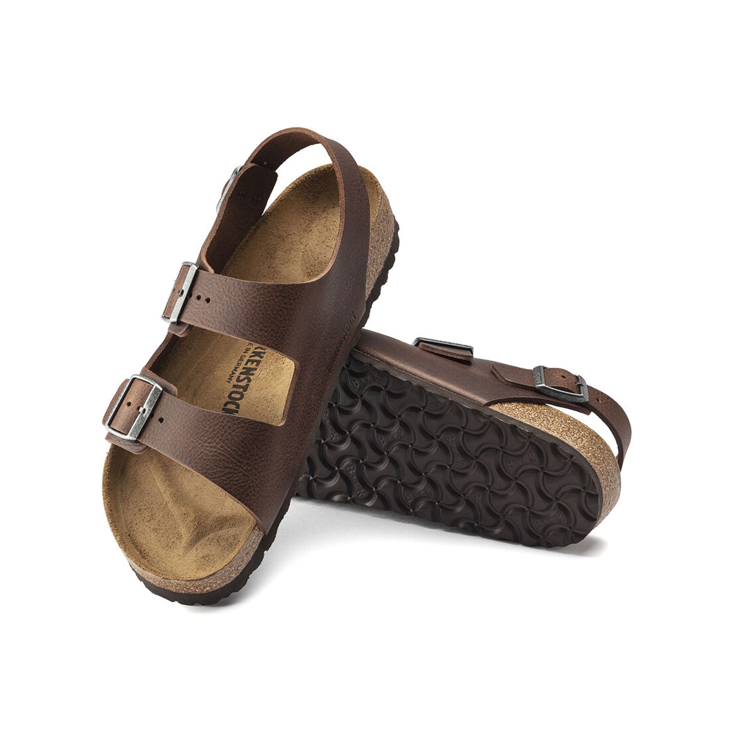 Geurloos Wat mensen betreft jeugd Birkenstock Milano 1018685 Narrow NL Vintage Wood Roast sandalen bruin -  unisexschoenen | Schoenen Matton (Gent)